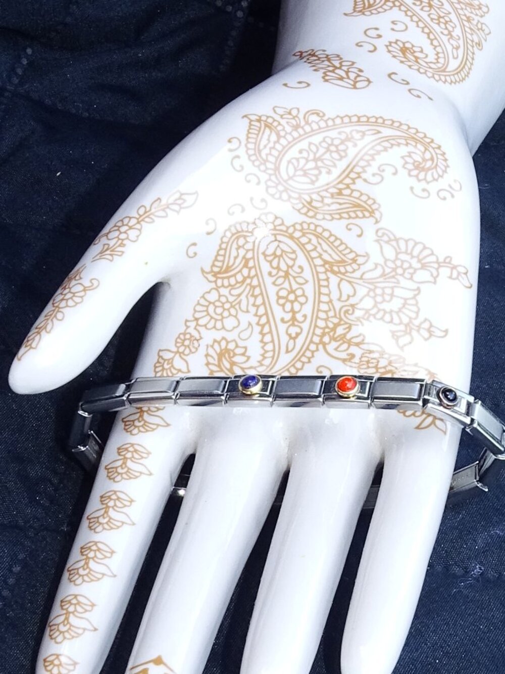 Silver Italian Charm Bracelet 7"